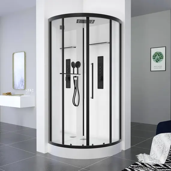ДУШЕВАЯ КАБИНА BLACK & WHITE GALAXY G8021 90Х90Х217