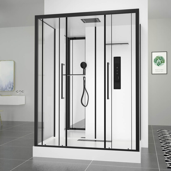 ДУШЕВАЯ КАБИНА BLACK & WHITE GALAXY G8030 160Х85Х217