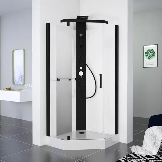 ДУШЕВАЯ КАБИНА BLACK & WHITE GALAXY G8705