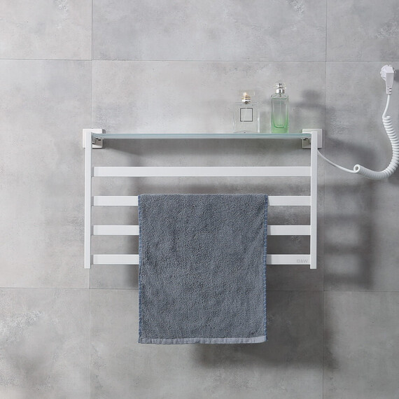 ЭЛЕКТРИЧЕСКИЙ ПОЛОТЕНЦЕСУШИТЕЛЬ BLACK & WHITE N-333 B БЕЛЫЙ МАТОВЫЙ