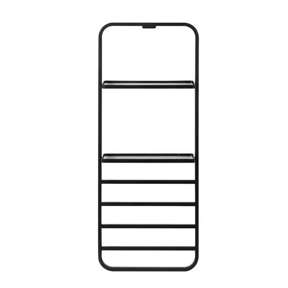 ЭЛЕКТРИЧЕСКИЙ ПОЛОТЕНЦЕСУШИТЕЛЬ BLACK & WHITE N-337B ЧЕРНЫЙ МАТОВЫЙ