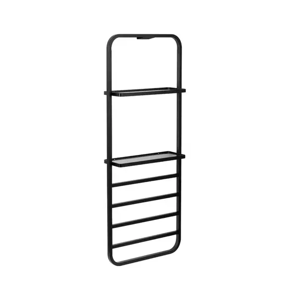 ЭЛЕКТРИЧЕСКИЙ ПОЛОТЕНЦЕСУШИТЕЛЬ BLACK & WHITE N-337B ЧЕРНЫЙ МАТОВЫЙ