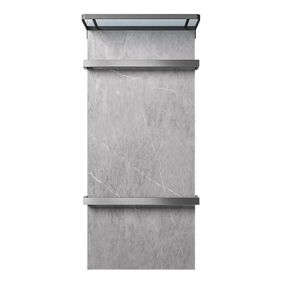 ЭЛЕКТРИЧЕСКИЙ ПОЛОТЕНЦЕСУШИТЕЛЬ BLACK & WHITE N-388AG ТЕМНО-СЕРЫЙ