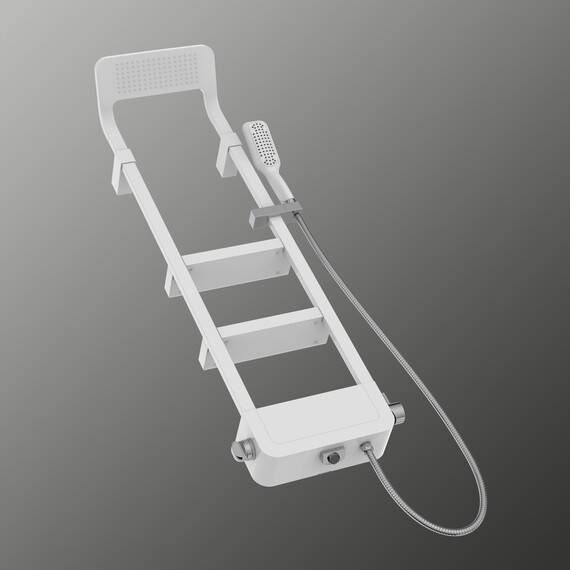 ДУШЕВАЯ ПАНЕЛЬ BLACK & WHITE W1210 СНЕЖНЫЙ БЕЛЫЙ