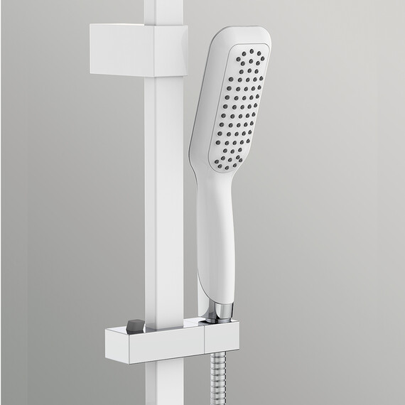 ДУШЕВАЯ ПАНЕЛЬ BLACK & WHITE W1210 СНЕЖНЫЙ БЕЛЫЙ