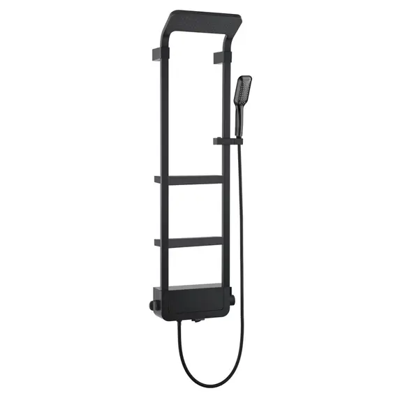 ДУШЕВАЯ ПАНЕЛЬ BLACK & WHITE W1220 ГРАФИТОВЫЙ ЧЕРНЫЙ