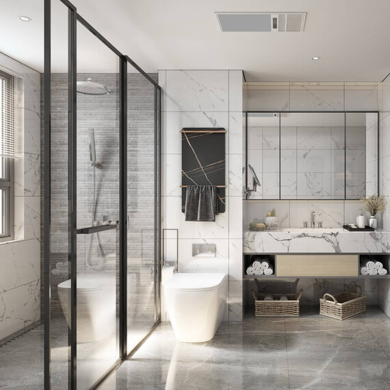 ЭЛЕКТРИЧЕСКИЙ ПОЛОТЕНЦЕСУШИТЕЛЬ BLACK & WHITE N-389ND КОРИЧНЕВЫЙ С ЗОЛОТОМ