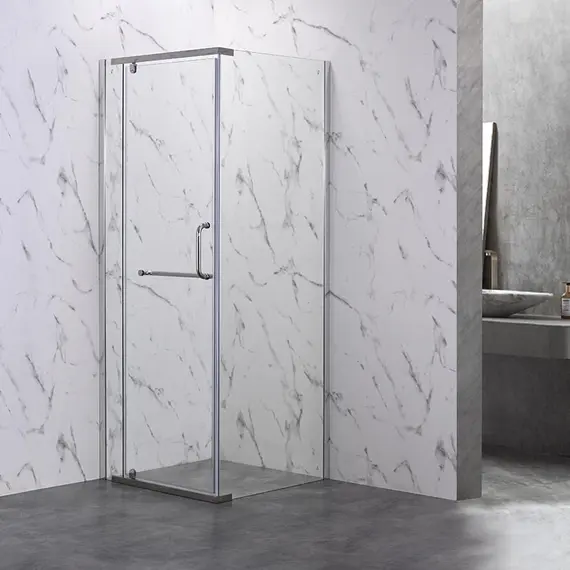 ДУШЕВОЙ УГОЛ VECONI ROVIGO RV-18, 900X900X2000, ХРОМ, СТЕКЛО ПРОЗРАЧНОЕ