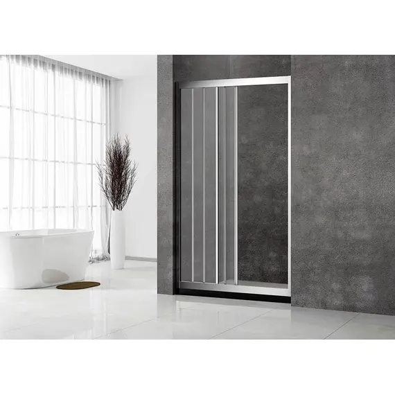 ДУШЕВАЯ ДВЕРЬ VECONI VIANNO VN-31, 1300Х1950, ХРОМ, СТЕКЛО ПРОЗРАЧНОЕ