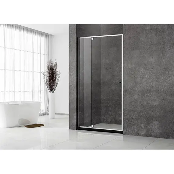 ДУШЕВАЯ ДВЕРЬ VECONI VIANNO VN-32, 1100X1950, ХРОМ, СТЕКЛО ПРОЗРАЧНОЕ