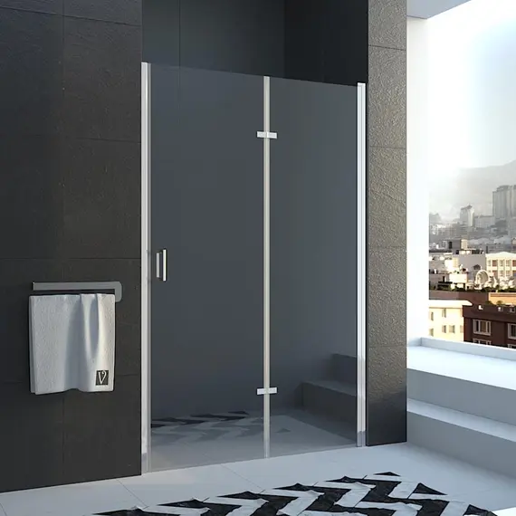 ДУШЕВАЯ ДВЕРЬ VECONI VIANNO VN-42, 900X1950, ХРОМ, СТЕКЛО ПРОЗРАЧНОЕ