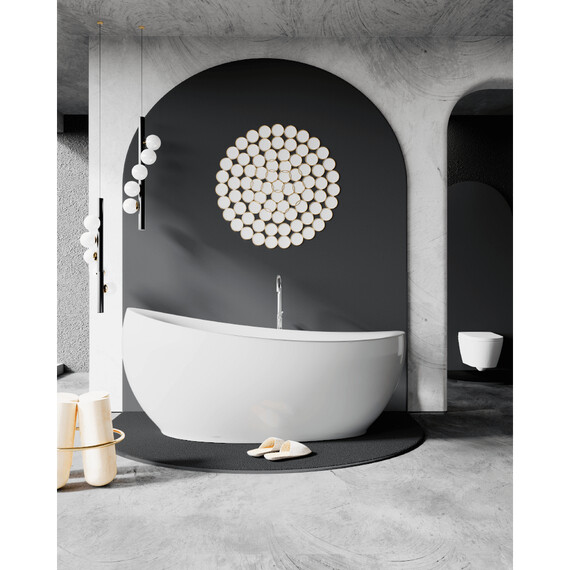 АКРИЛОВАЯ ВАННА BLACK & WHITE SB225 180X90