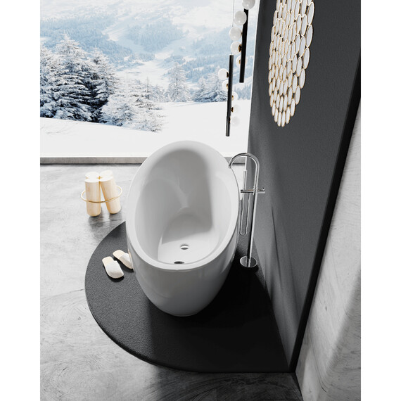 АКРИЛОВАЯ ВАННА BLACK & WHITE SB225 180X90