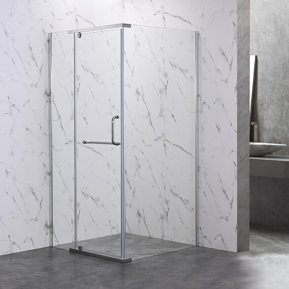 ДУШЕВОЙ УГОЛ VECONI ROVIGO RV-19, 1200Х900Х2000, ХРОМ, СТЕКЛО ПРОЗРАЧНОЕ