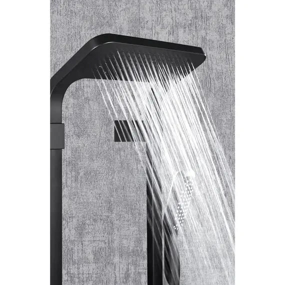 ДУШЕВАЯ ПАНЕЛЬ BLACK & WHITE W1220 ГРАФИТОВЫЙ ЧЕРНЫЙ