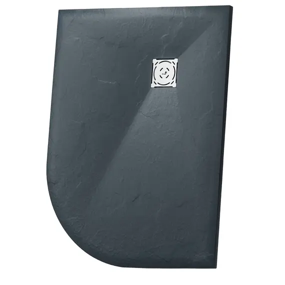 ДУШЕВОЙ ПОДДОН АСИММЕТРИЧНЫЙ RGW ST/AL-G ГРАФИТ