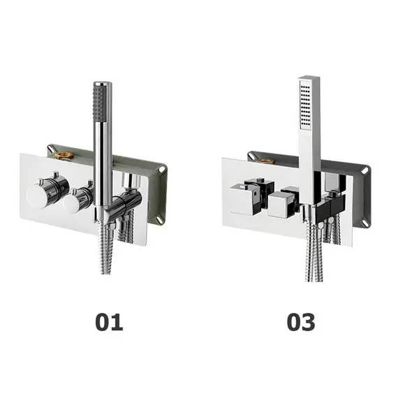 ТЕРМОСМЕСИТЕЛЬ С РУЧНЫМ ДУШЕМ RGW SP-44