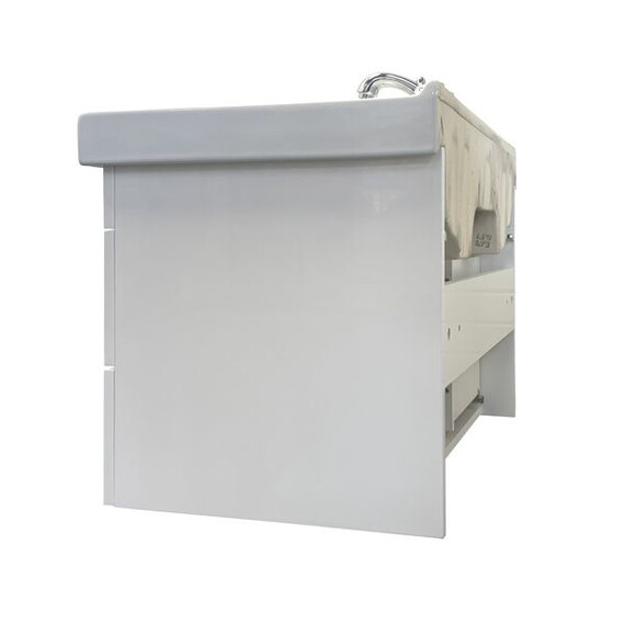 ТУМБА-УМЫВАЛЬНИК COMFORTY НИКОСИЯ-80П БЕЛЫЙ ГЛЯНЕЦ С РАКОВИНОЙ FEST 80