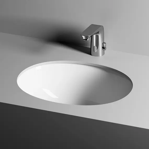 УМЫВАЛЬНИК ОВАЛЬНЫЙ ВСТРАИВАЕМЫЙ ПОД СТОЛЕШНИЦУ CERAMICA NOVA ELEMENT 510X420X195 ММ