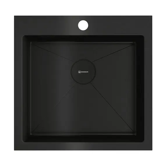 КУХОННАЯ МОЙКА OMOIKIRI AKISAME 51-GB  НЕРЖ.СТАЛЬ/ГРАФИТ