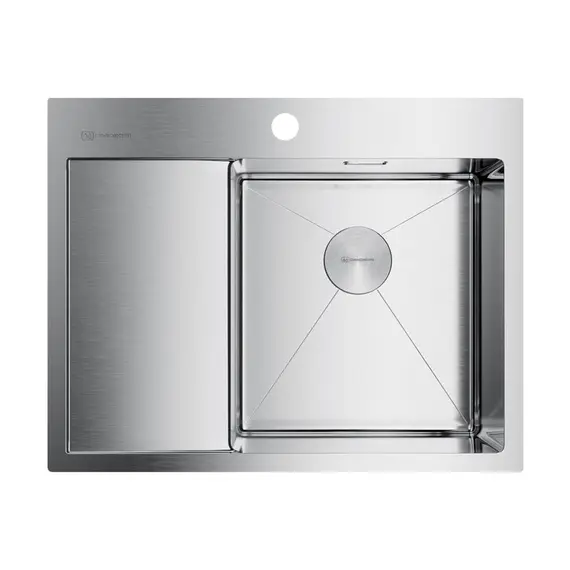 КУХОННАЯ МОЙКА OMOIKIRI AKISAME 65-IN-R НЕРЖ.СТАЛЬ/НЕРЖАВЕЮЩАЯ СТАЛЬ