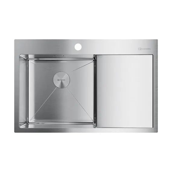 КУХОННАЯ МОЙКА OMOIKIRI AKISAME 78-IN-L НЕРЖ.СТАЛЬ/НЕРЖАВЕЮЩАЯ СТАЛЬ