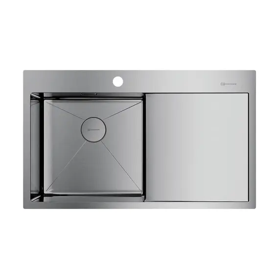 КУХОННАЯ МОЙКА OMOIKIRI AKISAME 86-IN-L НЕРЖ.СТАЛЬ/НЕРЖАВЕЮЩАЯ СТАЛЬ