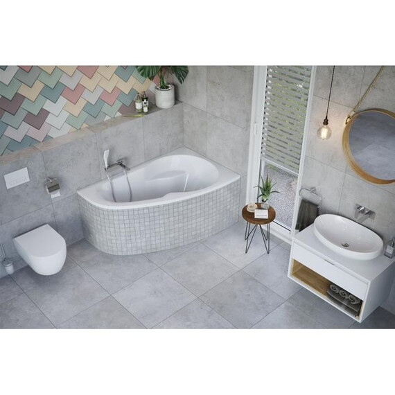 ВАННА АКРИЛОВАЯ EXCELLENT NEWA 160X95 (ПРАВ.)