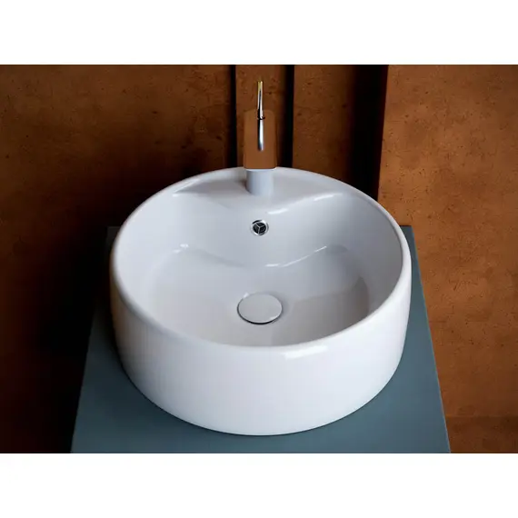 УМЫВАЛЬНИК ЧАША НАКЛАДНАЯ КРУГЛАЯ CERAMICA NOVA ELEMENT 400X400X150 ММ