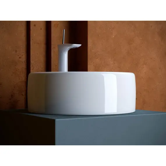 УМЫВАЛЬНИК ЧАША НАКЛАДНАЯ КРУГЛАЯ CERAMICA NOVA ELEMENT 400X400X150 ММ