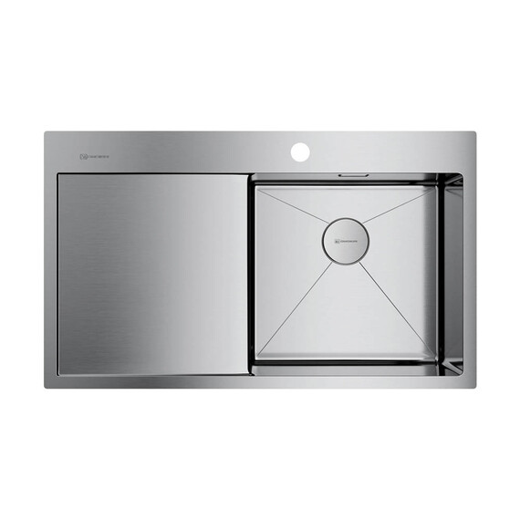 КУХОННАЯ МОЙКА OMOIKIRI AKISAME 86-IN-R НЕРЖ.СТАЛЬ/НЕРЖАВЕЮЩАЯ СТАЛЬ