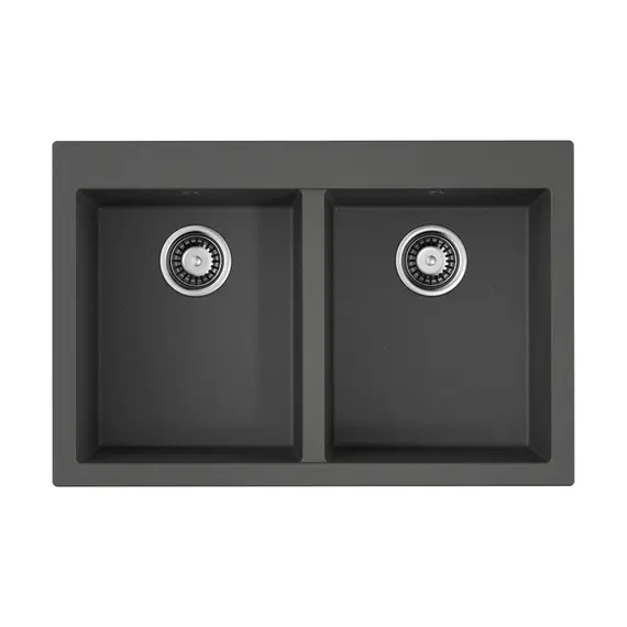 КУХОННАЯ МОЙКА OMOIKIRI BOSEN 80-2-PL TETOGRANIT/ПЛАТИНА