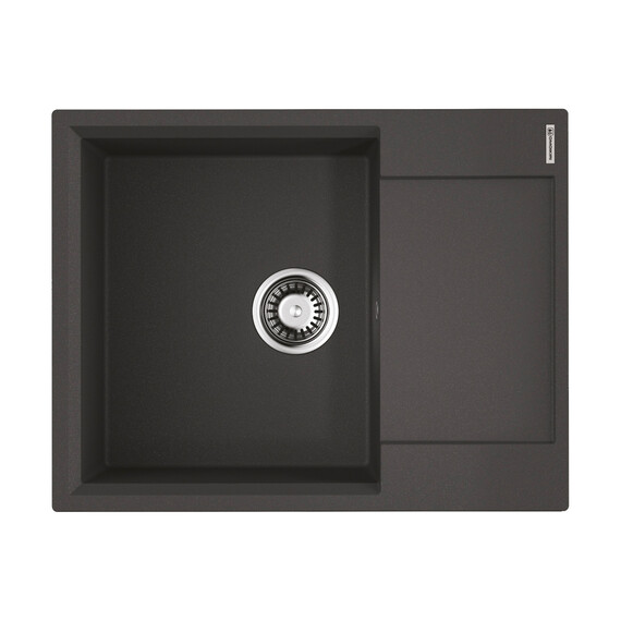 КУХОННАЯ МОЙКА OMOIKIRI DAISEN 65-BL ARTGRANIT/ЧЕРНЫЙ  