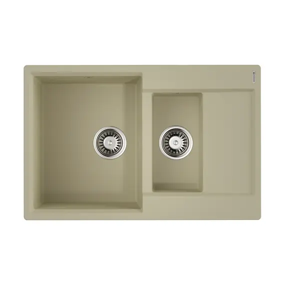 КУХОННАЯ МОЙКА OMOIKIRI DAISEN 78-2-BE ARTGRANIT/ВАНИЛЬ