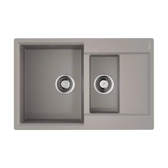 КУХОННАЯ МОЙКА OMOIKIRI DAISEN 78-2-GR ARTGRANIT/LENINGRAD GREY