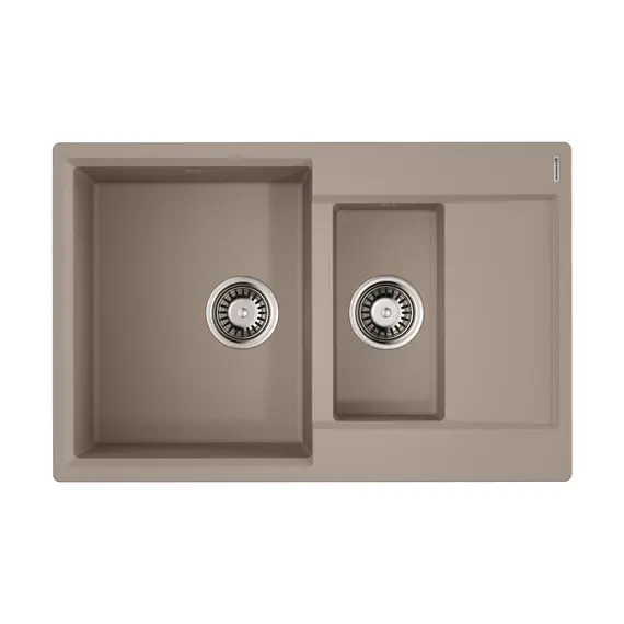 КУХОННАЯ МОЙКА OMOIKIRI DAISEN 78-2-SA ARTGRANIT/БЕЖЕВЫЙ