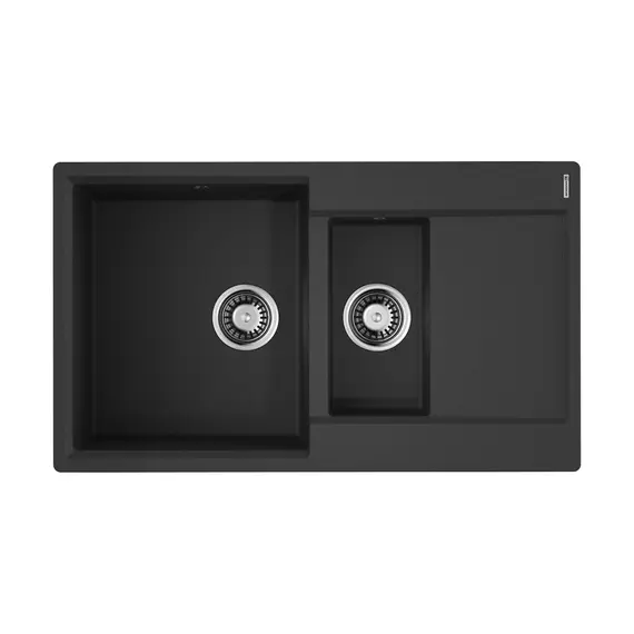 КУХОННАЯ МОЙКА OMOIKIRI DAISEN 86-2-BL ARTGRANIT/ЧЕРНЫЙ