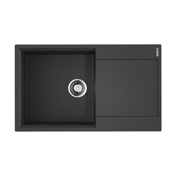 КУХОННАЯ МОЙКА OMOIKIRI DAISEN 86-BL ARTGRANIT/ЧЕРНЫЙ  
