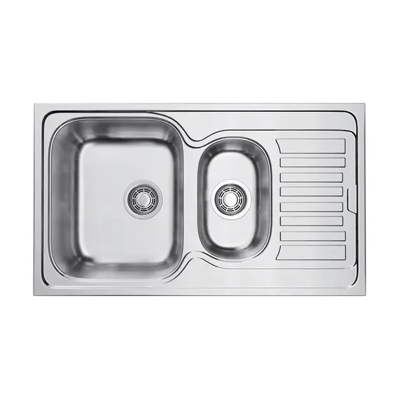 КУХОННАЯ МОЙКА OMOIKIRI KASHIOGAWA 86-2-IN НЕРЖ.СТАЛЬ/НЕРЖАВЕЮЩАЯ СТАЛЬ