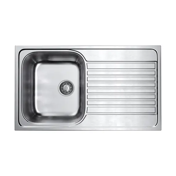 КУХОННАЯ МОЙКА OMOIKIRI KASHIOGAWA 86-IN НЕРЖ.СТАЛЬ/НЕРЖАВЕЮЩАЯ СТАЛЬ