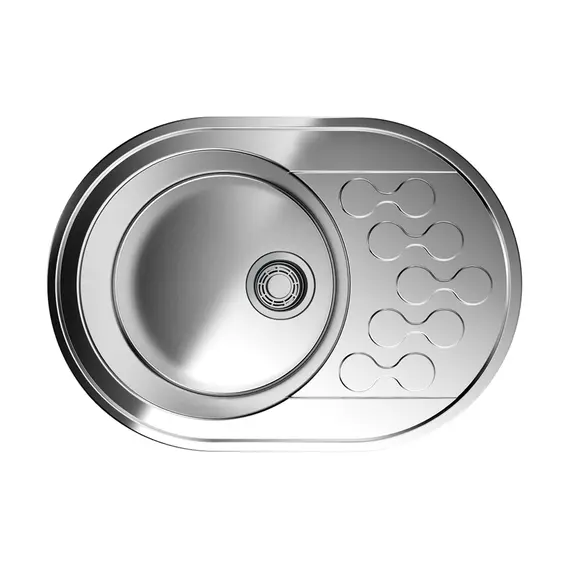 КУХОННАЯ МОЙКА OMOIKIRI KASUMIGAURA 65-IN НЕРЖ.СТАЛЬ/НЕРЖАВЕЮЩАЯ СТАЛЬ