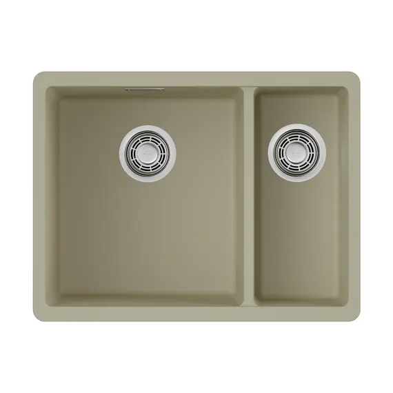 КУХОННАЯ МОЙКА OMOIKIRI KATA 55-2-U-BE ARTGRANIT/ВАНИЛЬ