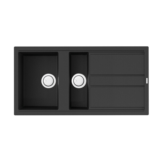 КУХОННАЯ МОЙКА OMOIKIRI KITAGAWA 100-2-GB ARTCERAMIC/ГРАФИТ