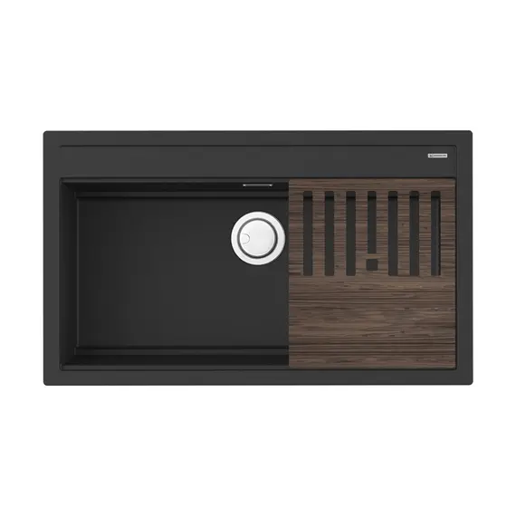 КУХОННАЯ МОЙКА OMOIKIRI KITAGAWA 86-LB-GB ARTCERAMIC/ГРАФИТ