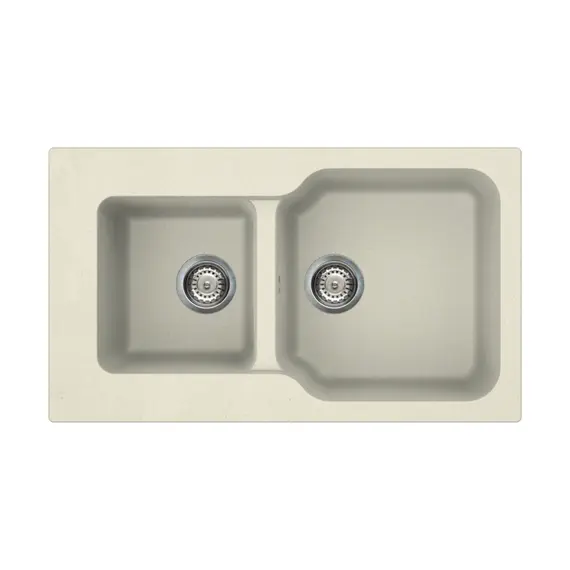 КУХОННАЯ МОЙКА OMOIKIRI MARU 86-2-BE TETOGRANIT/ВАНИЛЬ