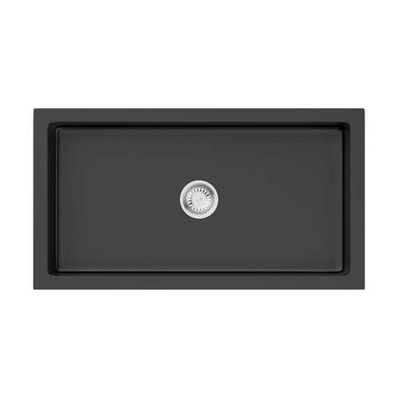 КУХОННАЯ МОЙКА OMOIKIRI MIKURA 76-BL NATCERAMIC/ЧЕРНЫЙ
