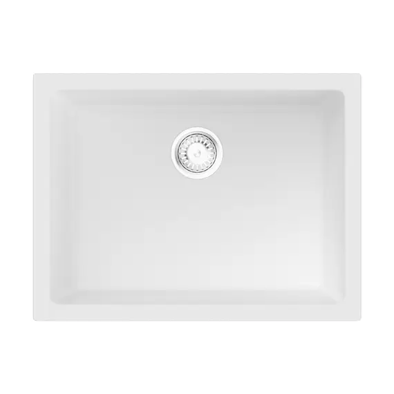 КУХОННАЯ МОЙКА OMOIKIRI OKINOSHIMA 61-U/I-WH NATCERAMIC/БЕЛЫЙ