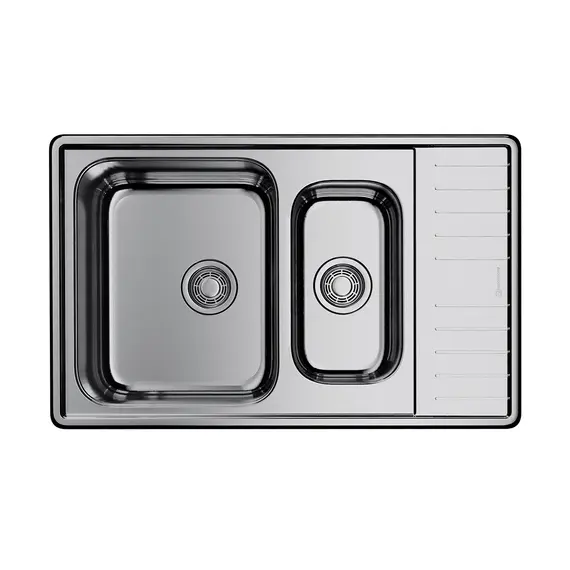 КУХОННАЯ МОЙКА OMOIKIRI SAGAMI 79-2-IN НЕРЖ.СТАЛЬ/НЕРЖАВЕЮЩАЯ СТАЛЬ