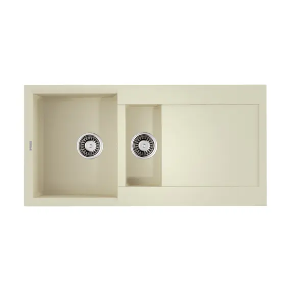 КУХОННАЯ МОЙКА OMOIKIRI SAKAIME 100-2-BE TETOGRANIT/ВАНИЛЬ