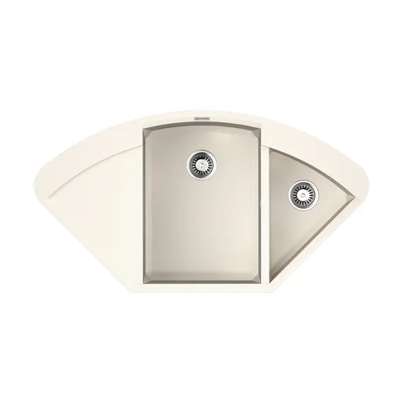 КУХОННАЯ МОЙКА OMOIKIRI SAKAIME 105C-WH TETOGRANIT/БЕЛЫЙ